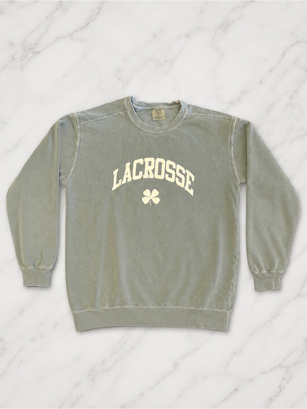 Lacrosse Crewneck Sweatshirt - Olive Green